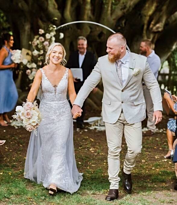 "It was just beautiful," Andy Saunders says of his wedding. Picture supplied