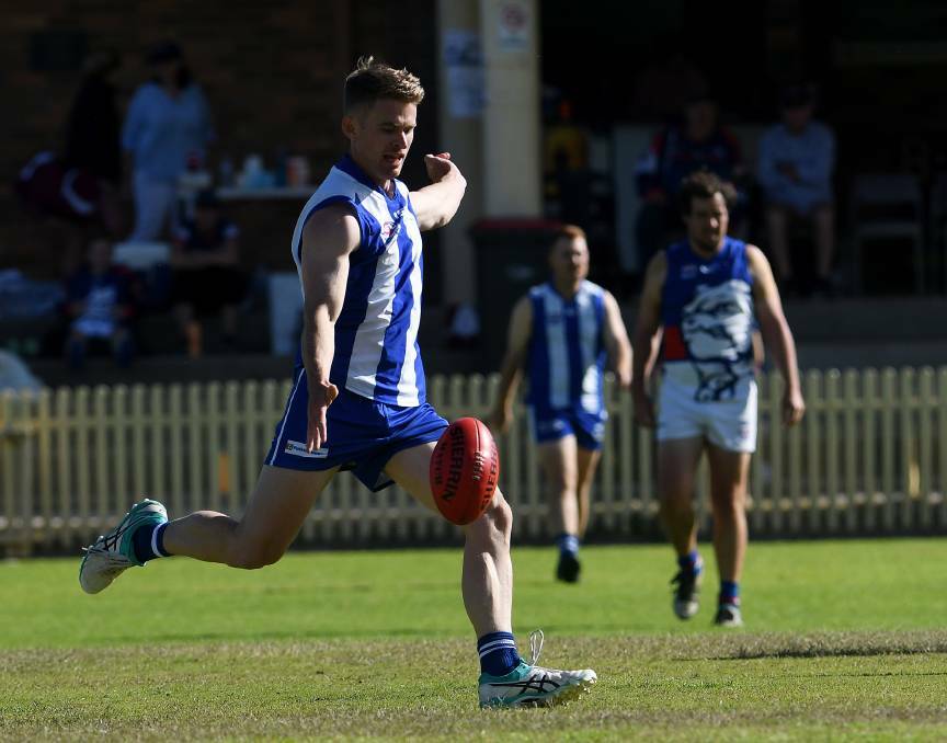 Roos ace Rhett Graham recently celebrated his 50th game for the club. Picture by Gareth Gardner 