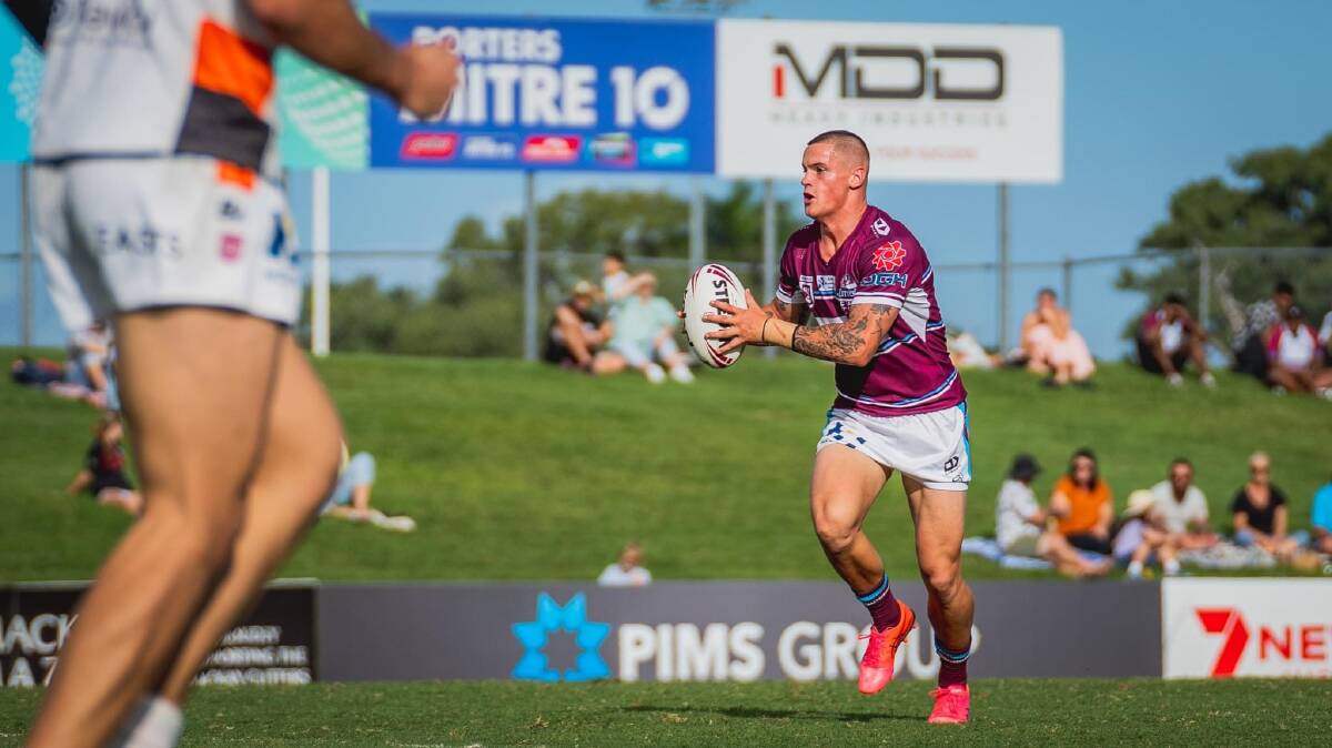 Bone plays for the Cutters in a 24-12 loss to Brisbane Easts in Mackay on May 4, 2024. Used off the bench, it was his sole Hostplus Cup appearance this year. Picture supplied