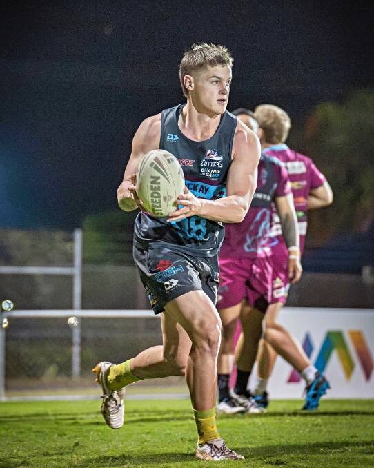 Kobe Bone trains with the Mackay Cutters this season. Picture supplied