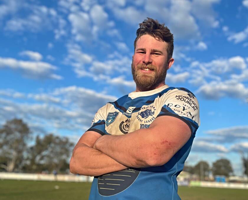 Moree second-rower Brent McDonald savours a preliminary final victory over the Roosters at Boughton Oval on Saturday, August 12. Picture by Mark Bode
