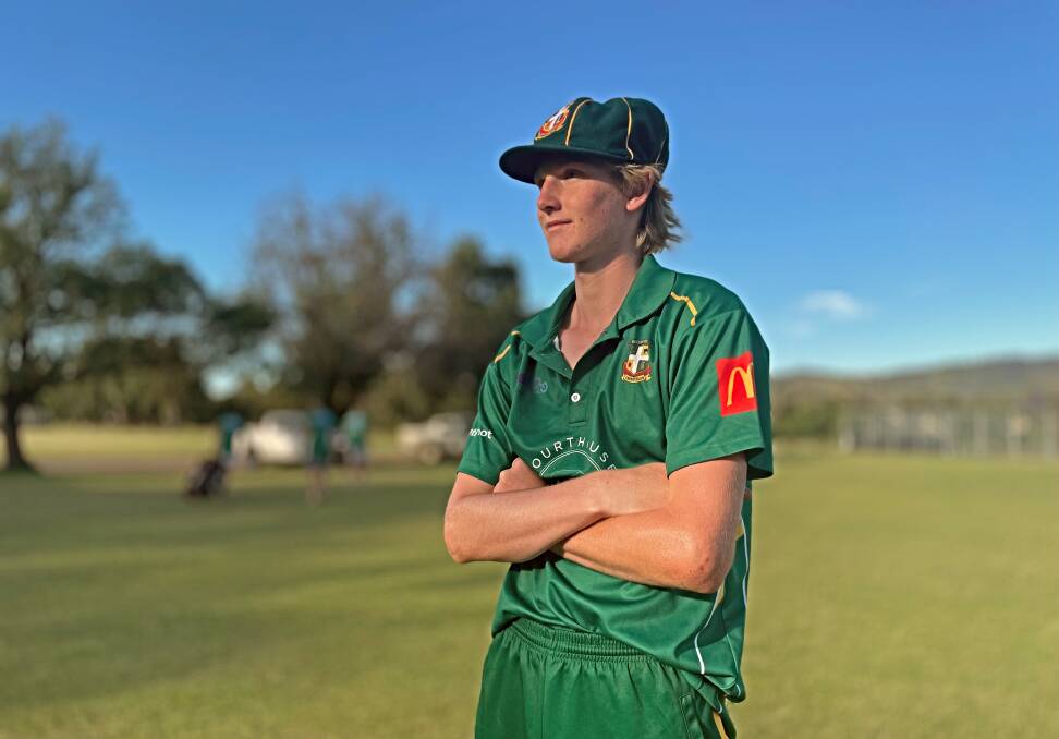 Tamworth's Blake Scicluna will be in action for Central North in the Bradman Cup at Kempsey this weekend. Picture by Mark Bode