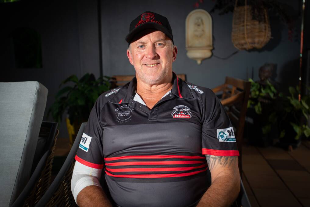 Shane Wadwell Snr is "very honoured" to be awarded North Tamworth Bears life membership. Picture by Peter Hardin