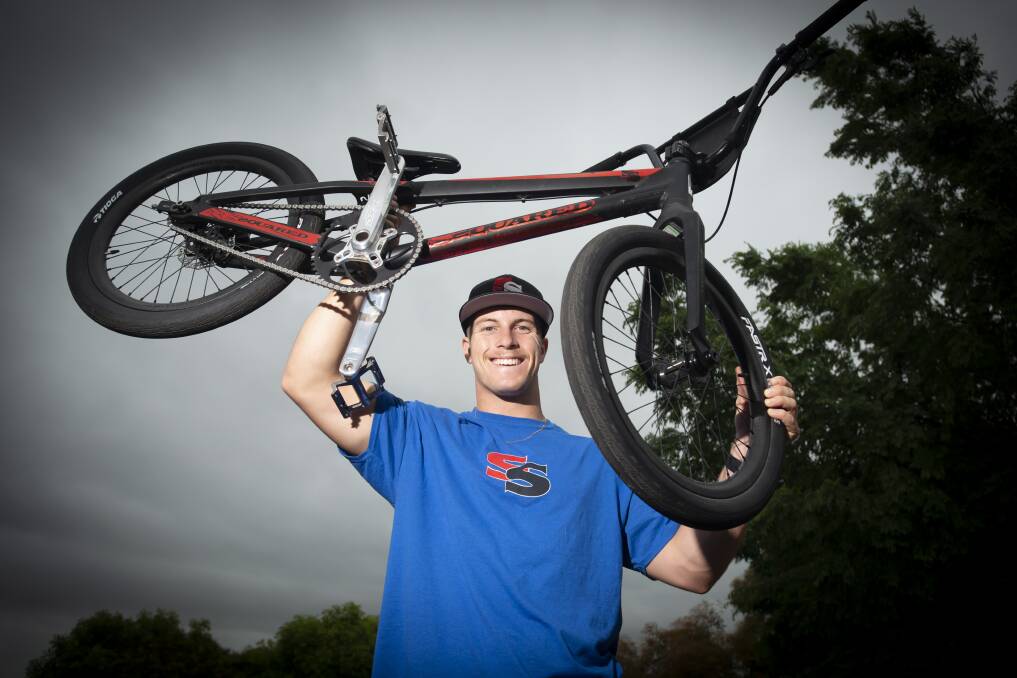 BMX gun Jack Davis is overseas trying to earn selection for the 2024 Paris Olympics. Picture by Peter Hardin