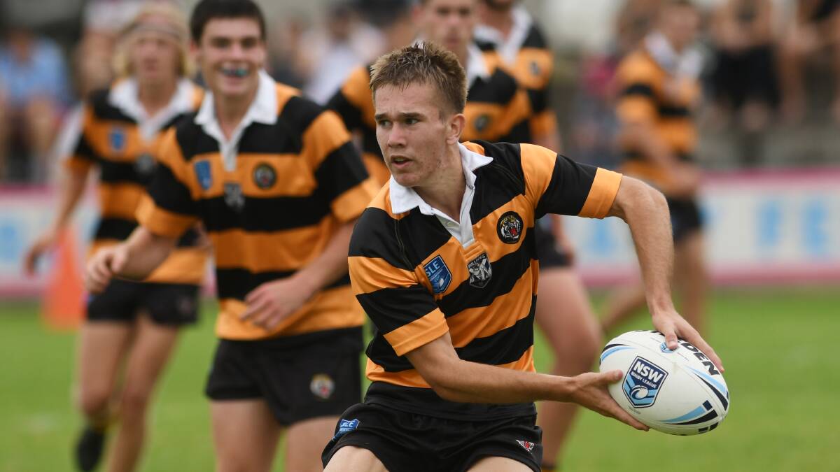 PLAYMAKER: Tigers under-16 halfback Jordan Hamlin will be in action in the Andrew Johns Cup semi-finals on Sunday. Photo: Garth Gardner