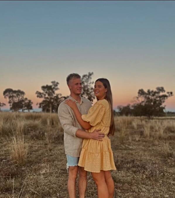 Summers and her longtime partner, Nic Hobden. Picture supplied