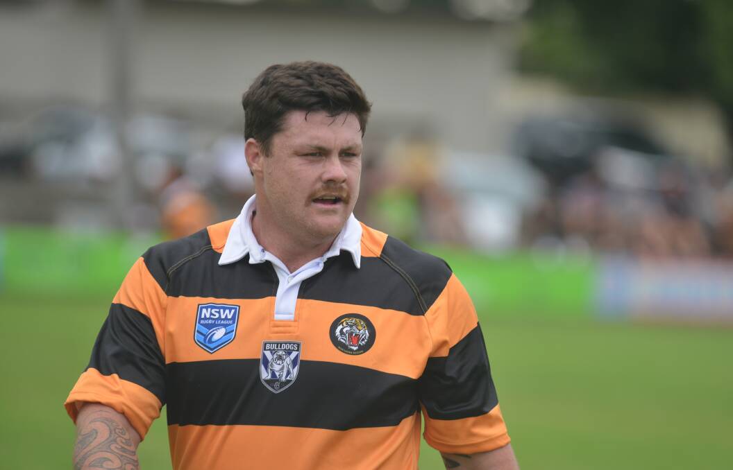 MIDDLE MAN: Tigers captain and prop Matt Hay was strong in the side's semi-final loss to the Titans. Photo: Mark Bode