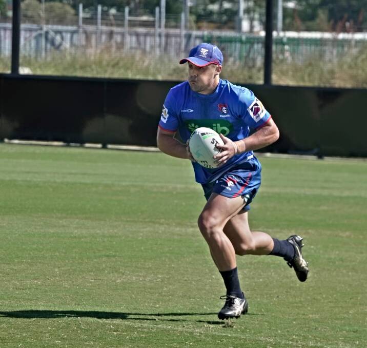 Henderson takes part in preseason training at the Knights. Picture supplied