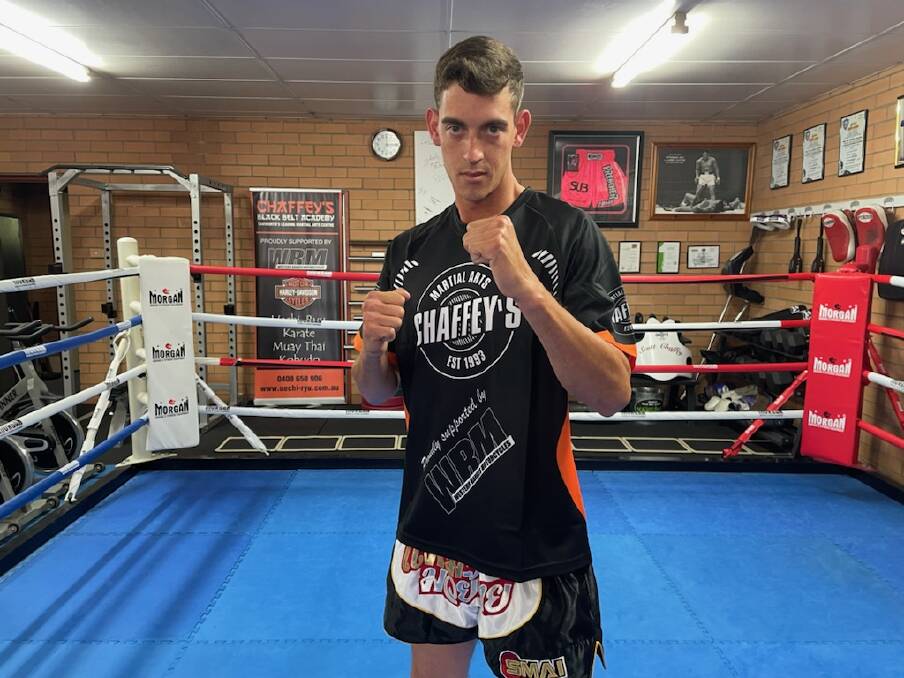 THE FIGHTER: Nathan Leehy has fallen in love with Muay Thai. Photo: Mark Bode
