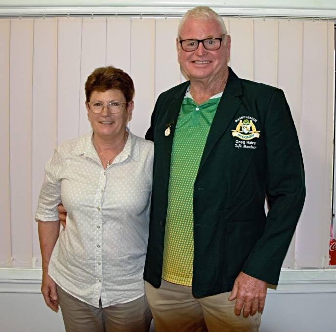Greg Haire and Sue Haire are loyal servants of the Boggabri Kangaroos. Picture supplied