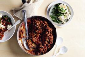 Try Sarah Pound's express family lamb moussaka for dinner tonight. Picture by Mark Roper
