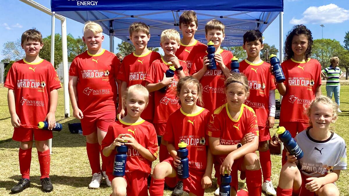 Multiple age groups at Inverell were able to play in the Joeys Mini World Cup this year. Picture supplied.