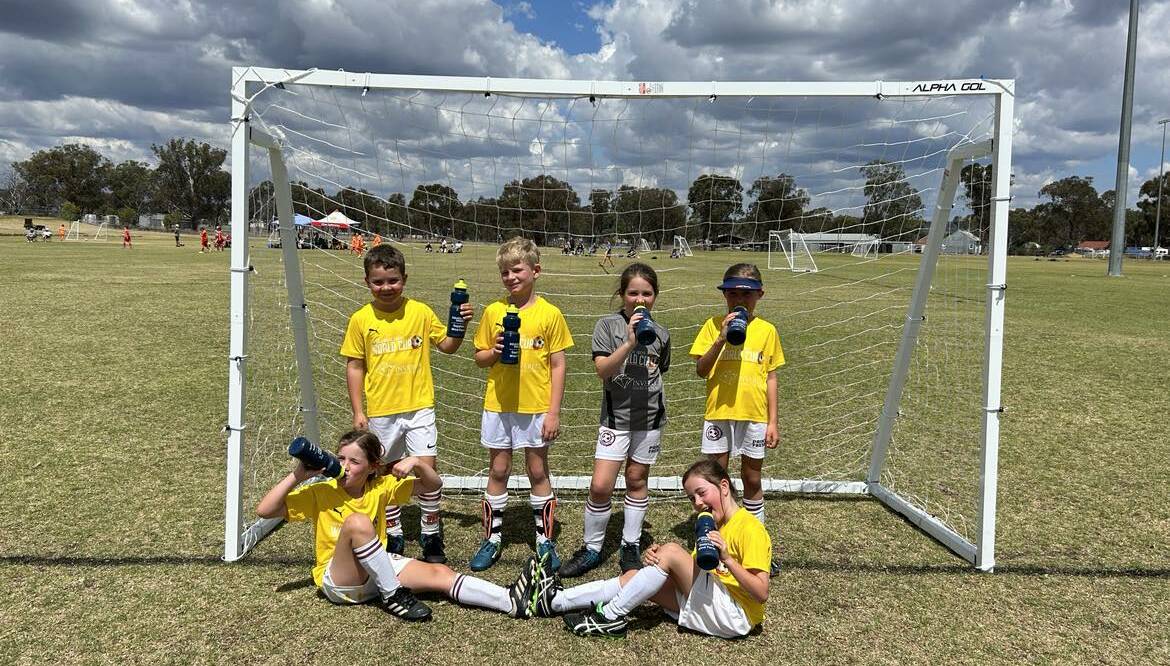 Kids from Inverell were supported by the Squadron Energy's Sapphire Wind Farm fund. Picture supplied.