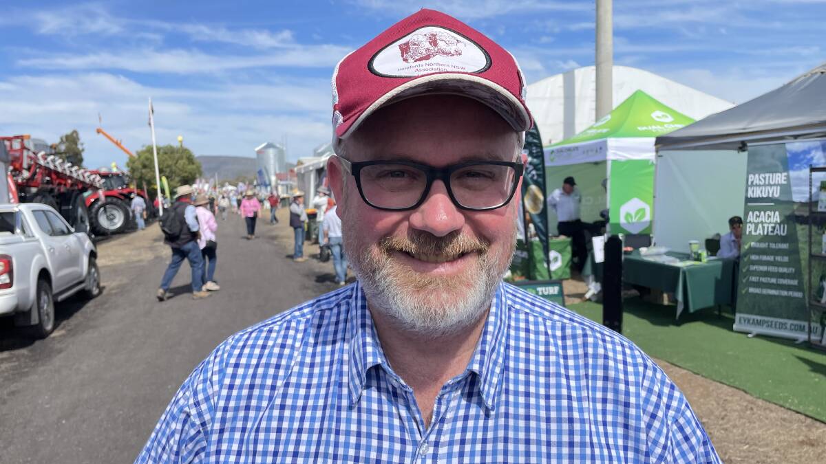 Federal Labor's assistant minister for manufacturing and trade, Senator Tim Ayres, spruiked his party's plans for industry at AgQuip.