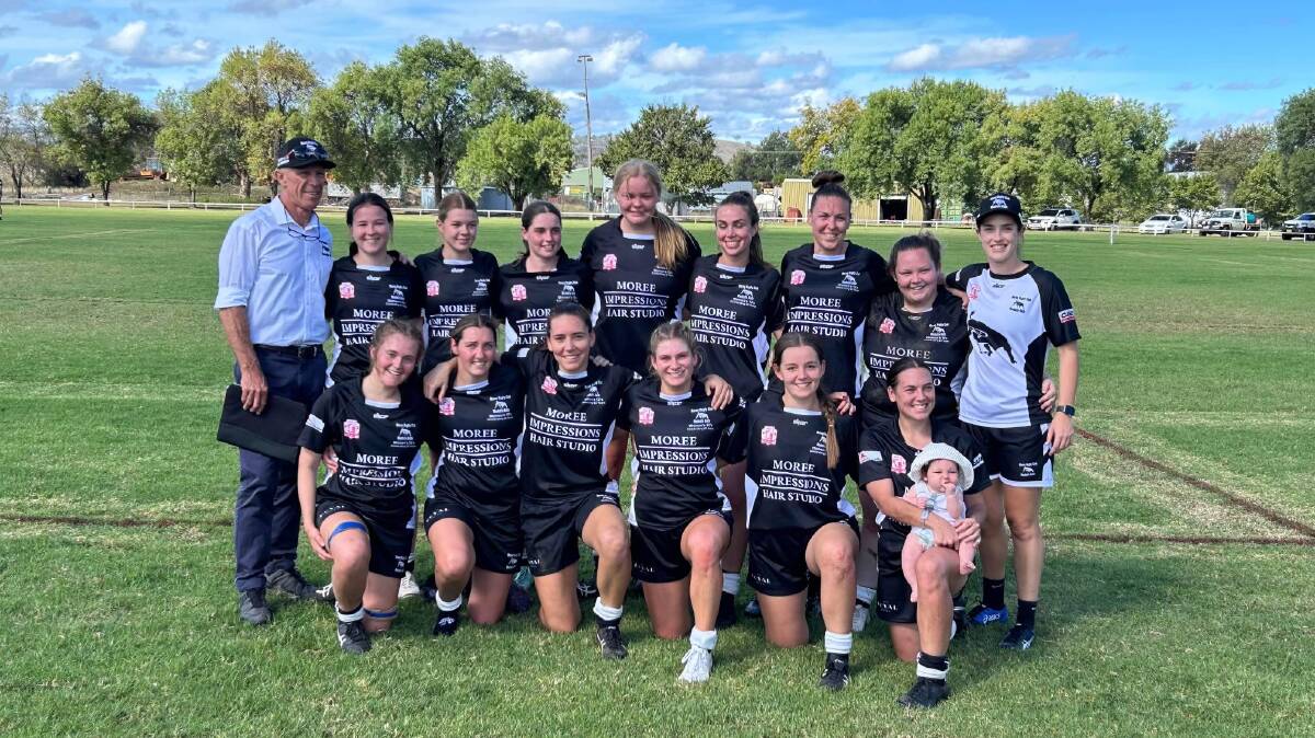 The Moree Bulls women have a bright future in front of them. Picture supplied. 