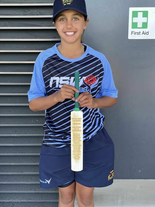 Brooke Moran had a great tournament at the School Sport Australia 12 and under championships. Picture supplied. 
