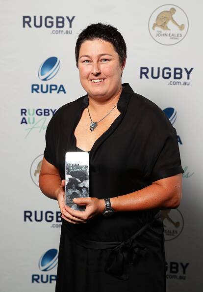 Decorated rugby union coach Alana Thomas was recruited to bring her expertise on tackling to the AFLW. Picture by ARU. 