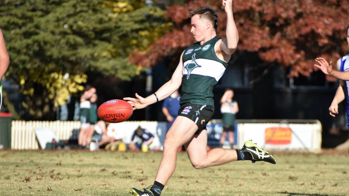 Fraser Menzies booted 70 goals for the New England Nomads to finish as AFL North West's leading goal-scorer for the 2023 season. 