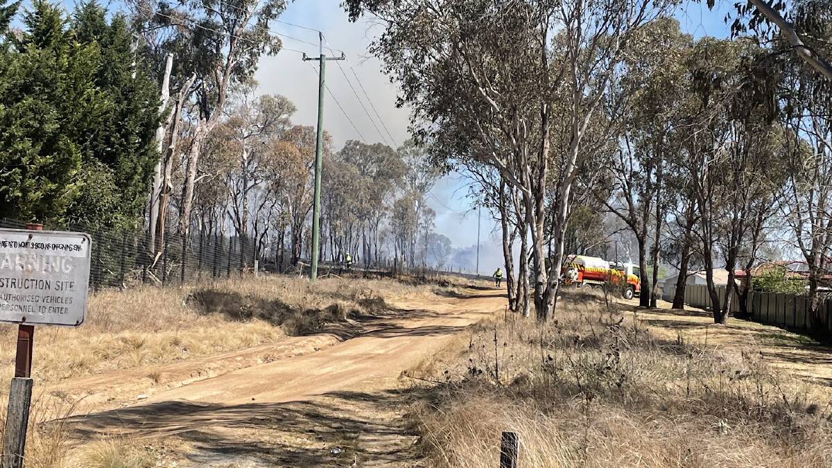 The fire at Armidale was sparked on Tuesday. 