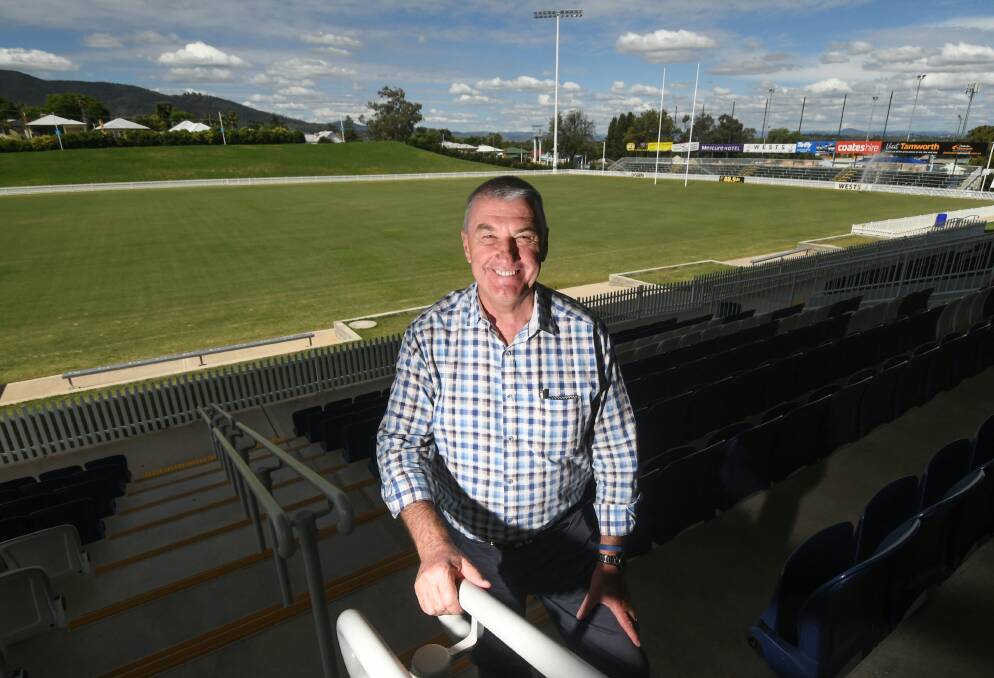 HIGH HOPES: West Entertainment Group's Rod Laing said the planning of NRL matches at Scully is being taken a day at a time as the pandemic lingers. Photo: Gareth Gardner