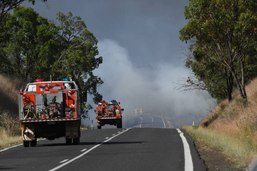 Firefighters have warned of an increased grassfire risk. File picture