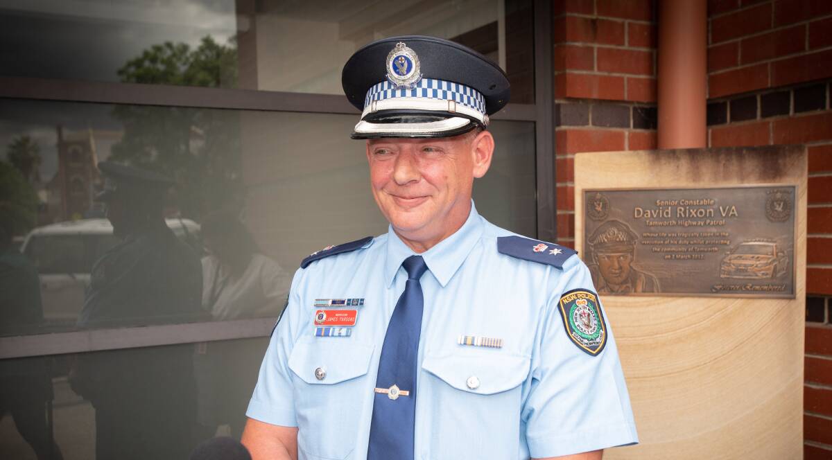 Oxley Police District Acting Superintendent James Parsons on Monday morning after the festival wrapped up. Picture by Peter Hardin
