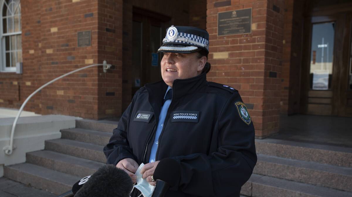 KEEP GOING: Oxley police commander Superintendent Kylie Endemi said the community was working together to abide by COVID-19 rules. Photo: Peter Hardin