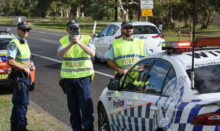Police said the man was seen speeding along the New England Highway. File picture