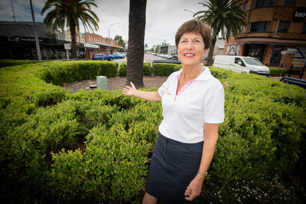 Councillor Helen Tickle said plantings needed thought and maintanence to flourish. Picture by Peter Hardin