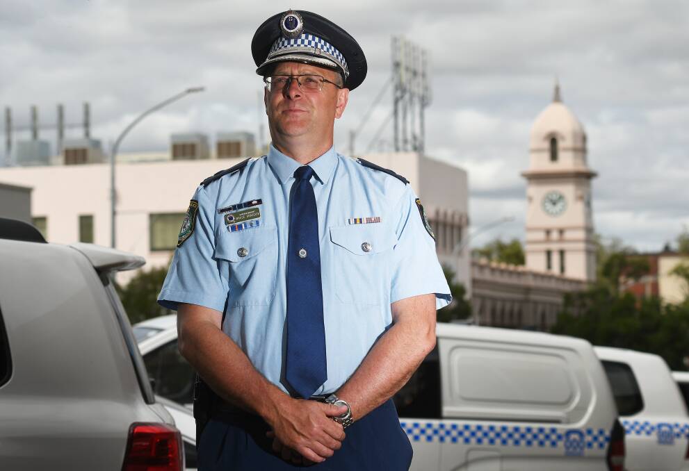 Superintendent Bruce Grassick is now at the helm of the Oxley Police District and has outlined his priorities when it comes to crime and prevention. Picture by Gareth Gardner