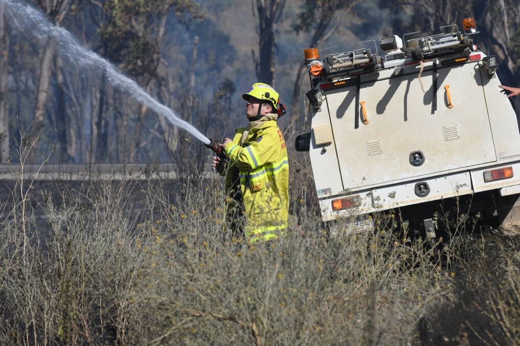 Firefighters have reported a spike in grassfires recently. File picture by Gareth Gardner