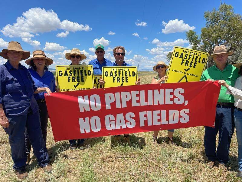 Farmers on the Liverpool Plains have been rallying against the pipeline and gas exploration. Picture supplied