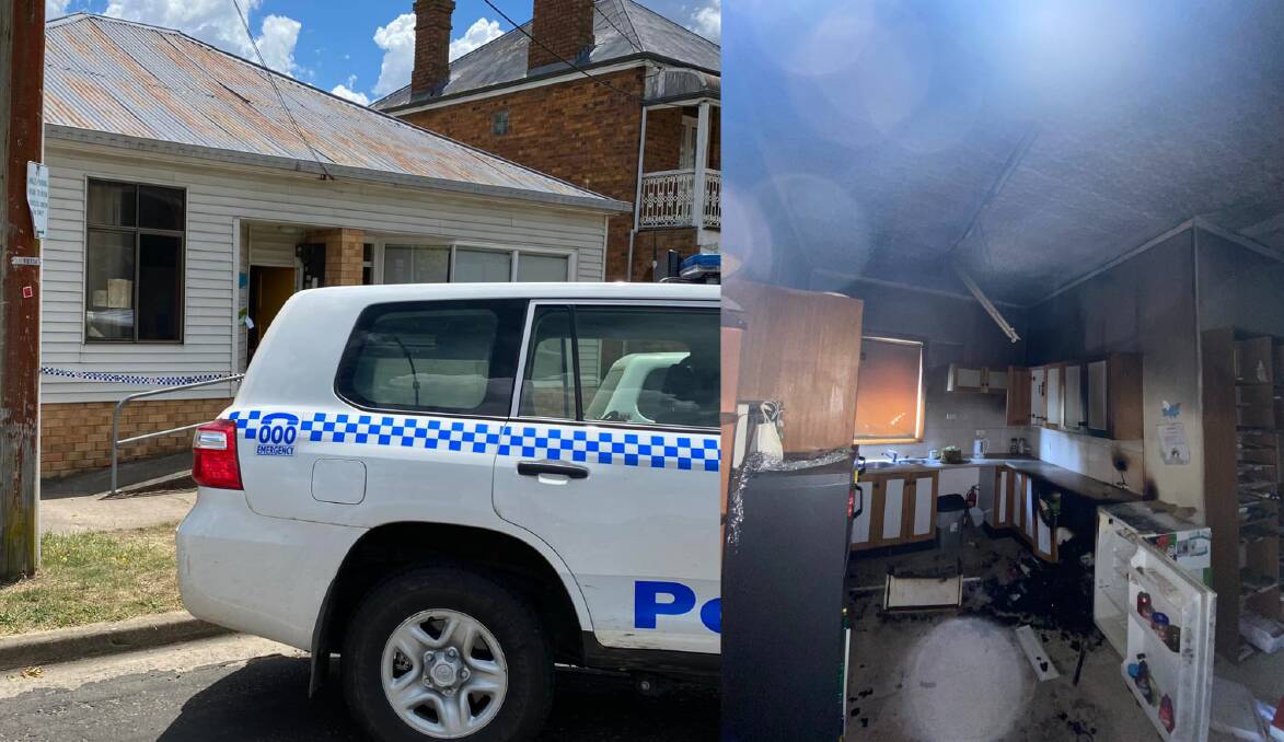Police are investigating how a fire broke out in the kitchen of a small town's neighbourhood centre. Pictures supplied