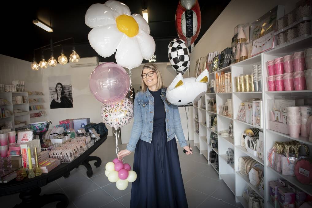 Shonny Smith from Shonny's Balloon Art (pictured) has joined forces with Jamee Young to open a new party store in town. Picture by Peter Hardin