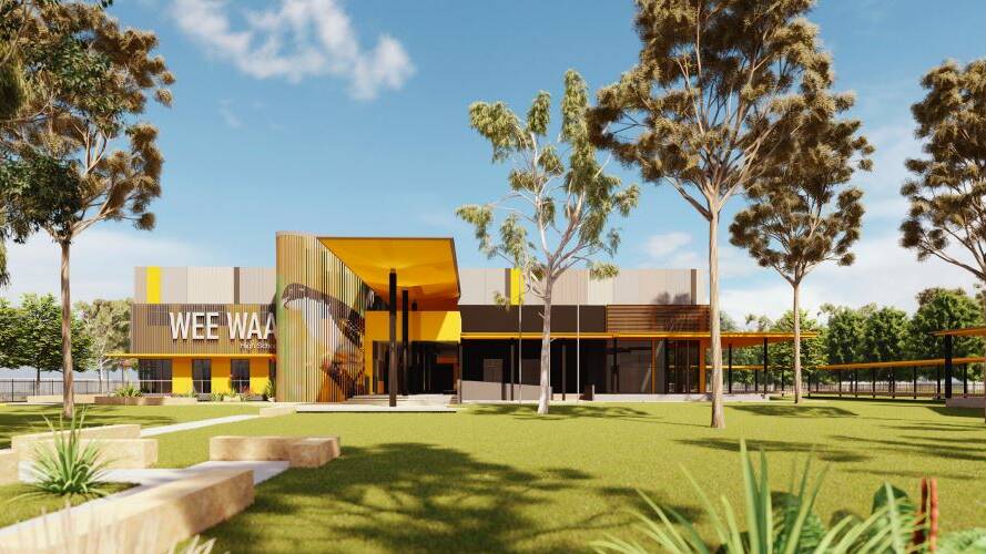 NEW SCHOOL: Concept designs of the new multi-million dollar Wee Waa High School were released in November.
