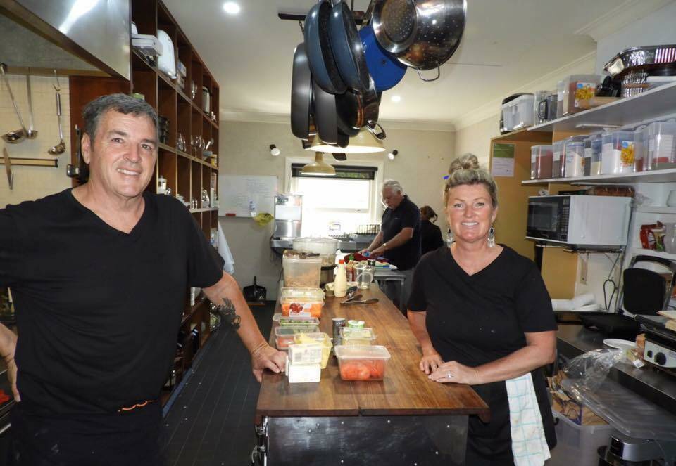OWNERS: Brett, a former police officer and pastry chef, and Pip have run the Jenkins Street Guesthouse in Nundle since 2017. Photo: Supplied