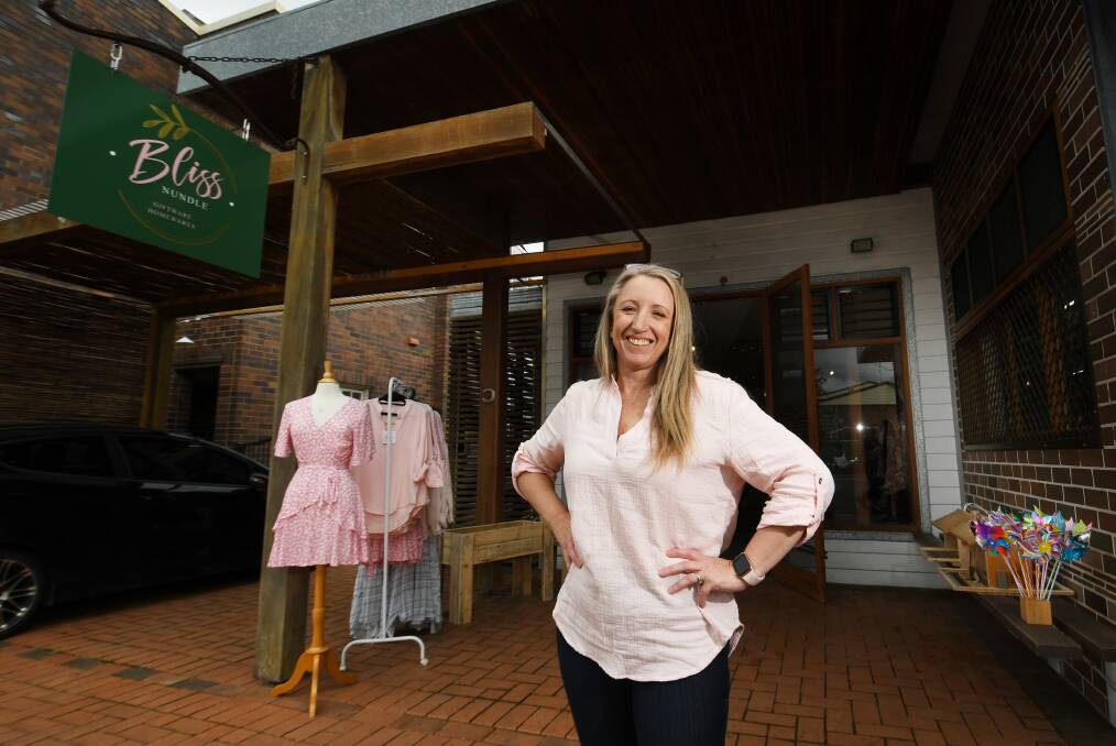 Hanging Rock local Dee Humbles has opened the doors to her own shop in the heart of Nundle. Picture by Gareth Gardner