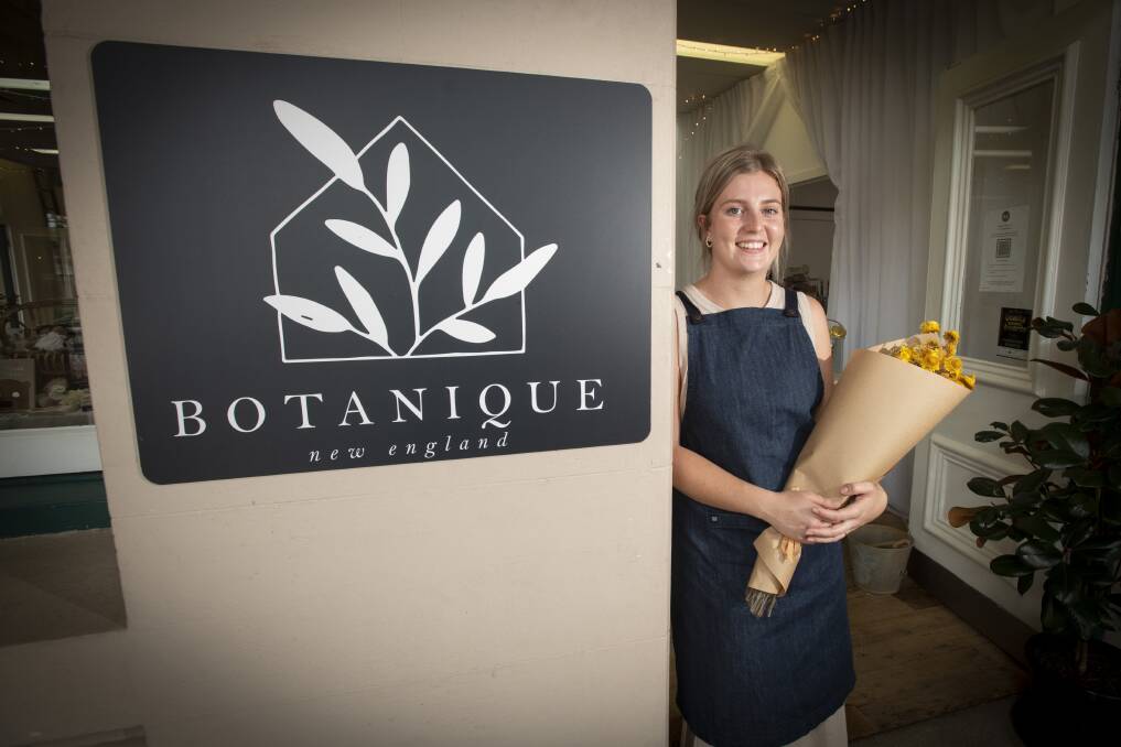 NEW SUPPORT: Anna Page from Botanique Tamworth florist and gift shop could soon be a bit busier as the government looks to push regional tourism. Photo: Peter Hardin