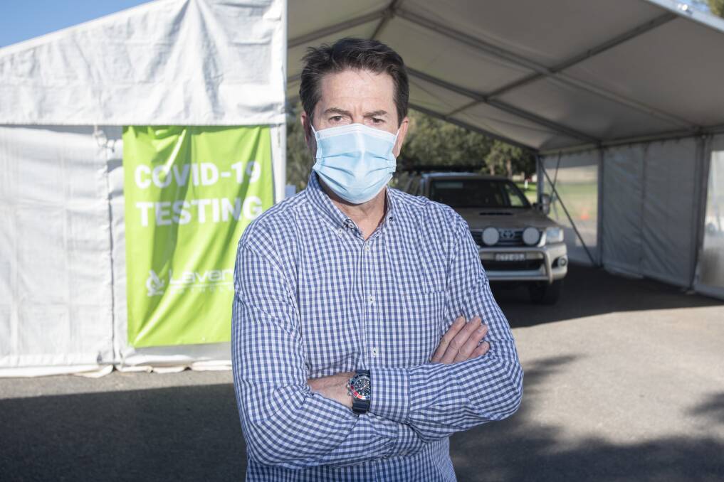 HUB HOPE: Local member Kevin Anderson said it is his intention to get a mass vaccination hub set up in Tamworth and Gunnedah. Photo: Peter Hardin