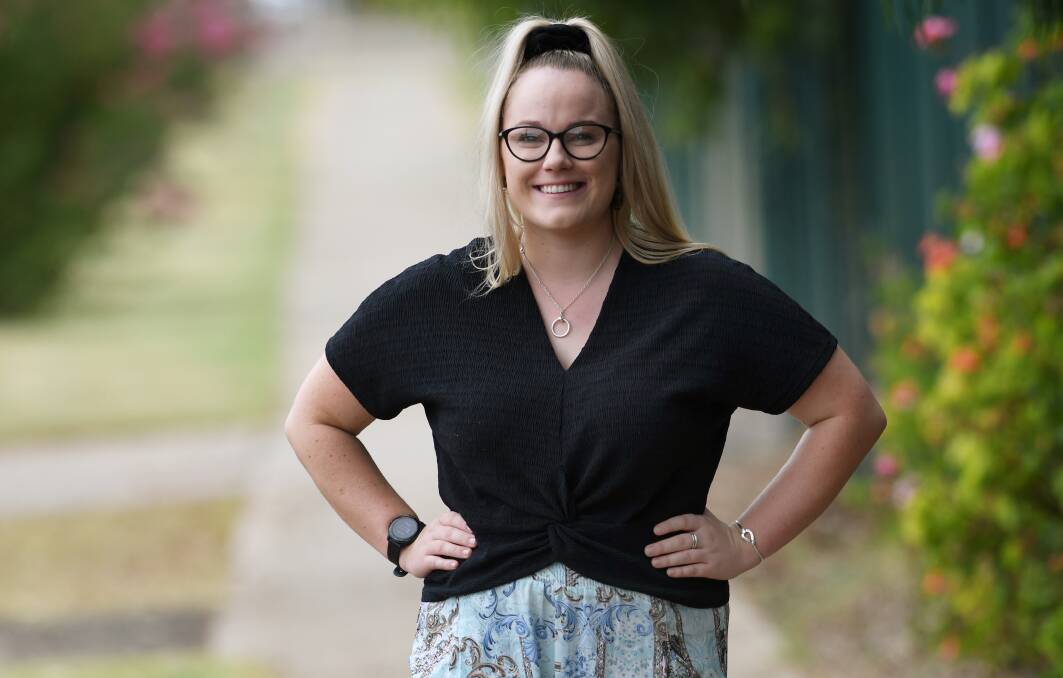 NEW POSITION: Chloe Levoi is hoping to make a change for students in Tamworth in her new role as a school-based occupational therapist. Photo: Gareth Gardner 