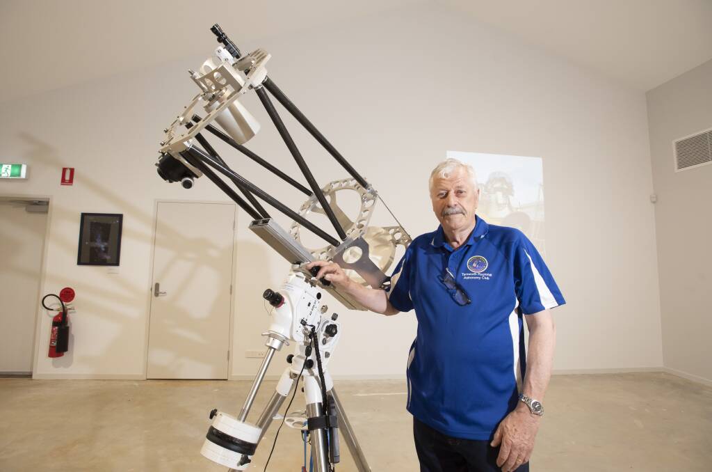 INFINITY AND BEYOND: Tamworth Astronomy Club acting president Garry Copper. Photo: Peter Hardin 221220PHB025