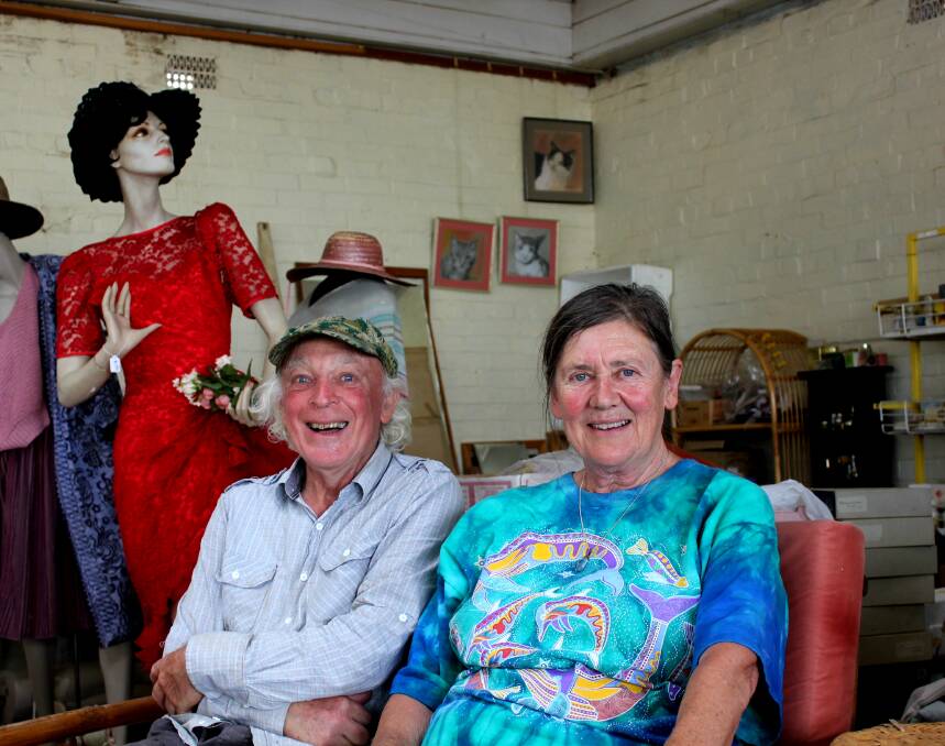 TRASH TO TREASURE: Owners of Antique Junque Chris Page and Margaret McGir tell of adventures in antiquing and plans for the coming year. 