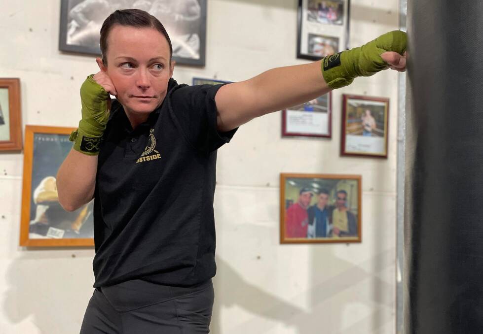 Kirsty Koutoulas comes into her amateur boxing debut in the best shape of her life and confident that nobody she faces could out-work her in the gym. Picture by Zac Lowe.