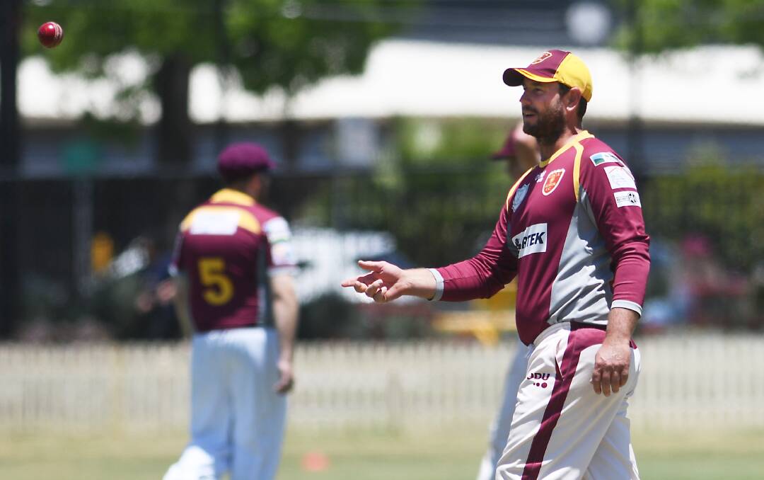 Well bowled: James Mack has once again been the standout bowler in the Gunnedah First Grade competition, with 23 to his name. Photo: Gareth Gardner. 