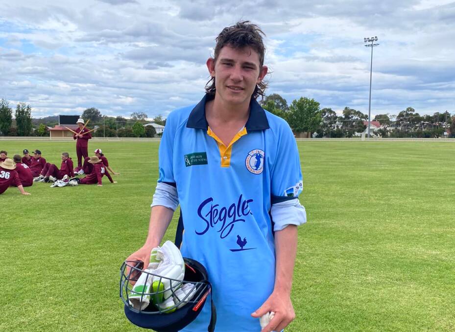 Preston Boyd has shown the makings of a batter who can finish off an innings - a rare quality for someone his age. Picture by Tamworth Junior Cricket Association.