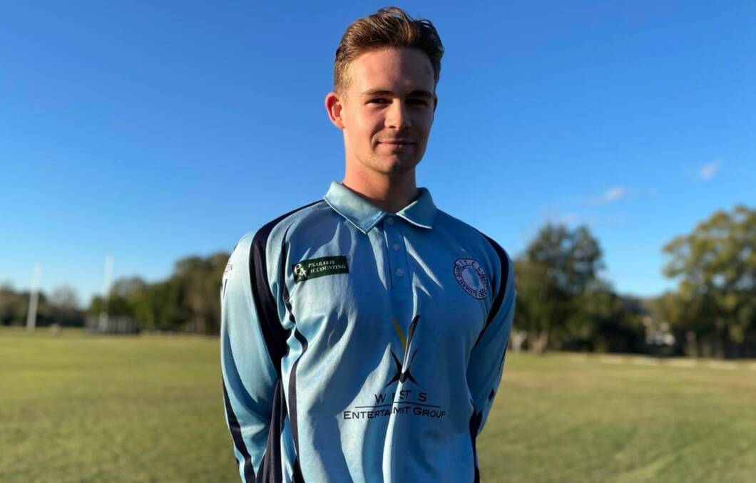 Conrad George has been one of the most successful bowlers in Tamworth first grade cricket this year - but that is not what matters most to him. Picture by Zac Lowe.
