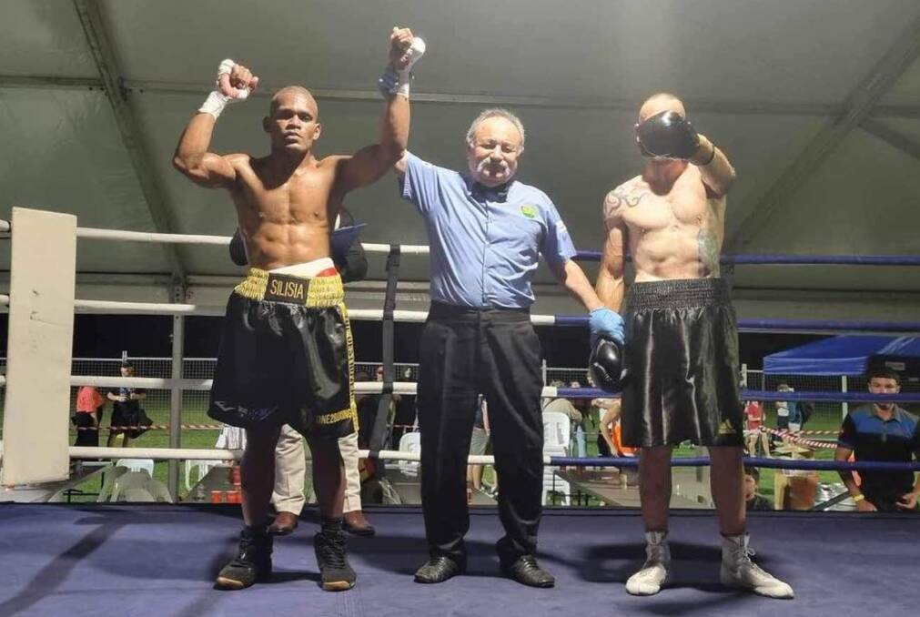Lemuel Silisia is making exactly the sort of progress his coaches wanted to see early in his professional career. Picture by One2Boxing Westside. 