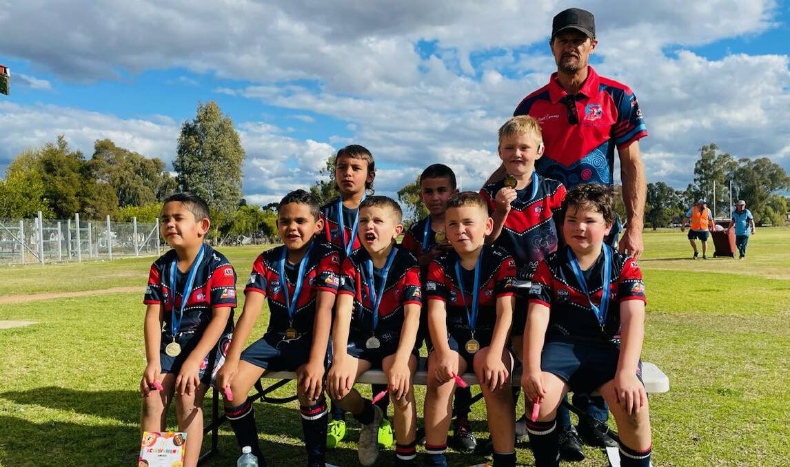 The Kootingal Moonbi under 7s couldn't be stopped in Gunnedah or Narrabri. Picture supplied.