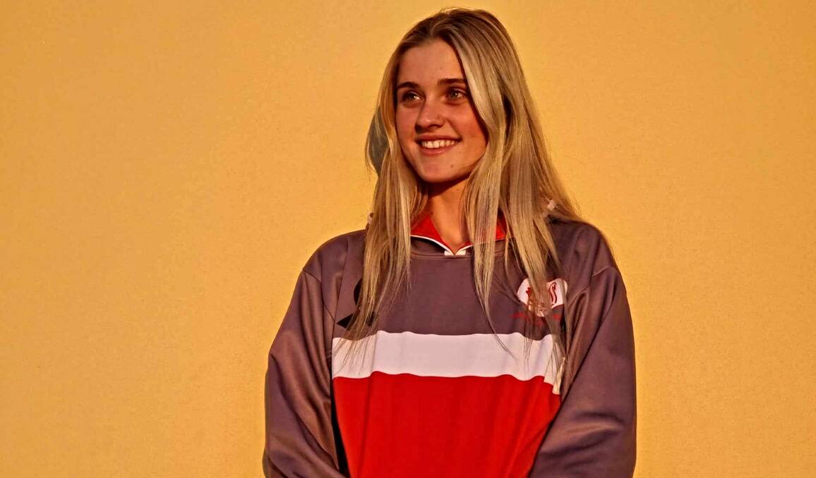 Megan Cruickshank started netball as something to do with her friends as a child. Years later, it has shaped her whole life. Picture by Zac Lowe.