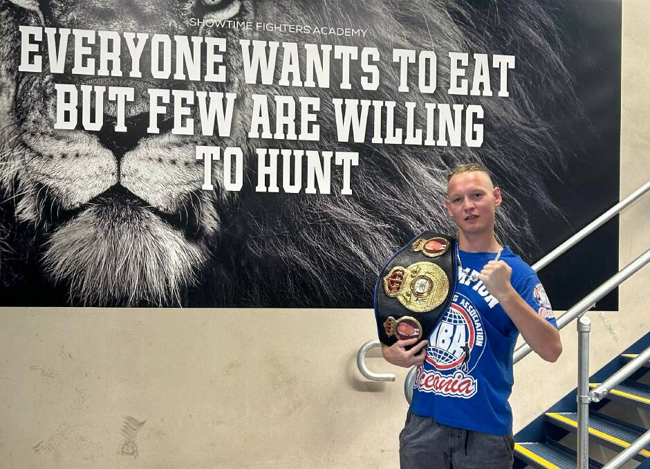 MacKenzie is hungrier than ever to prove himself inside the ring. Picture supplied. 